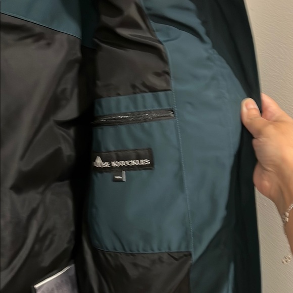 Rare moose knuckle Green Puffer Jacket with Fur Hood - Picture 10 of 13